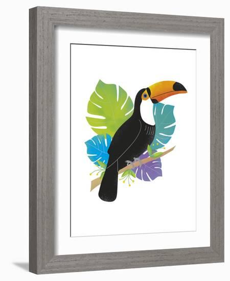 Toucan Tropics - Wild-Clara Wells-Framed Giclee Print