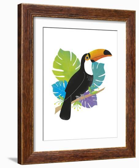 Toucan Tropics - Wild-Clara Wells-Framed Giclee Print