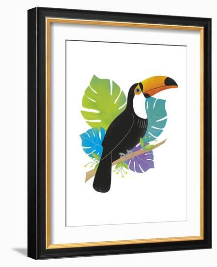 Toucan Tropics - Wild-Clara Wells-Framed Giclee Print