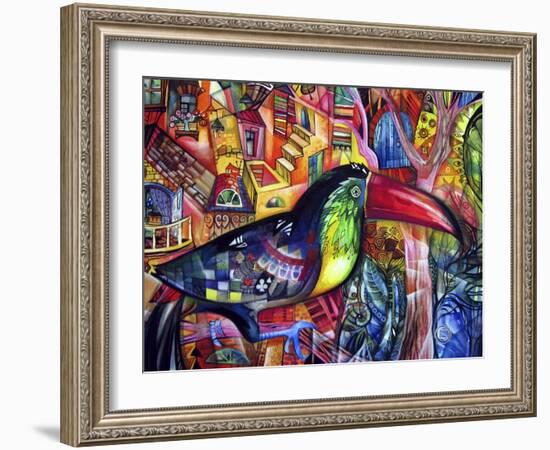 Toucan-Oxana Zaika-Framed Giclee Print