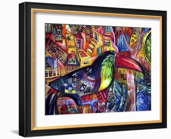 Toucan-Oxana Zaika-Framed Giclee Print