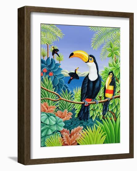 Toucans, 1993-Liz Wright-Framed Giclee Print