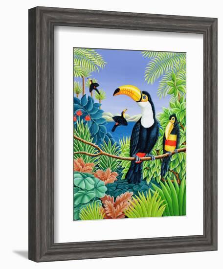 Toucans, 1993-Liz Wright-Framed Giclee Print