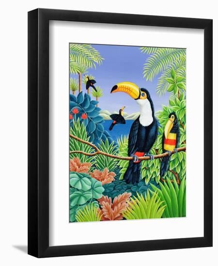 Toucans, 1993-Liz Wright-Framed Giclee Print