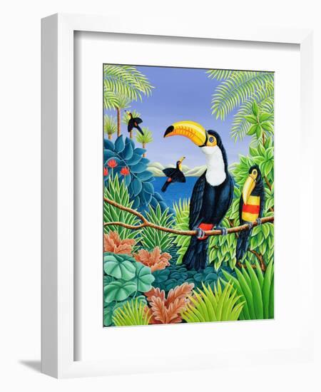 Toucans, 1993-Liz Wright-Framed Giclee Print