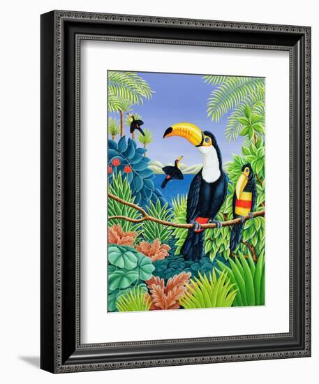 Toucans, 1993-Liz Wright-Framed Giclee Print