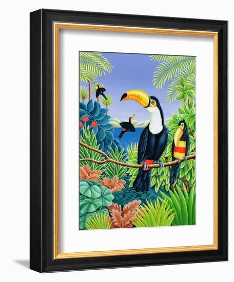 Toucans, 1993-Liz Wright-Framed Giclee Print