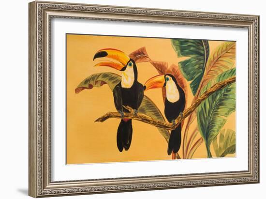 Toucans I-Linda Baliko-Framed Art Print