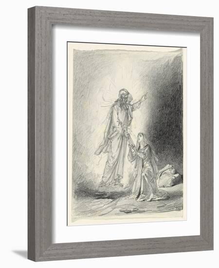 Touch Me Not; Noli Me Tangere-Mihaly von Zichy-Framed Giclee Print