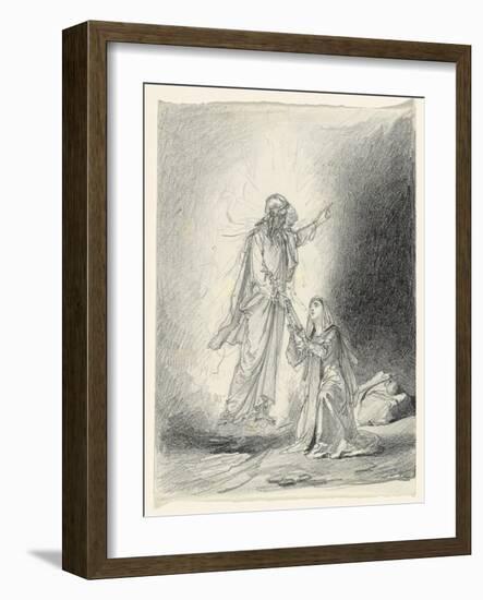 Touch Me Not; Noli Me Tangere-Mihaly von Zichy-Framed Giclee Print