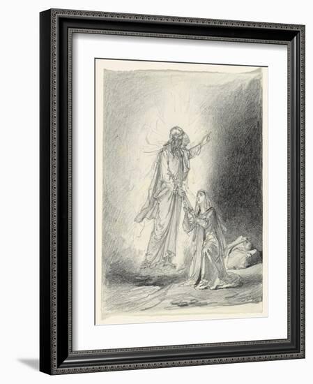 Touch Me Not; Noli Me Tangere-Mihaly von Zichy-Framed Giclee Print