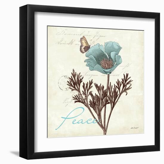 Touch of Blue I-Katie Pertiet-Framed Art Print