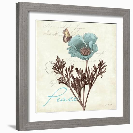 Touch of Blue I-Katie Pertiet-Framed Art Print