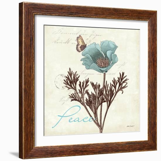 Touch of Blue I-Katie Pertiet-Framed Art Print