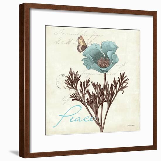 Touch of Blue I-Katie Pertiet-Framed Art Print