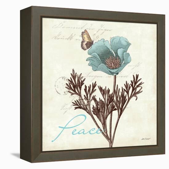 Touch of Blue I-Katie Pertiet-Framed Stretched Canvas