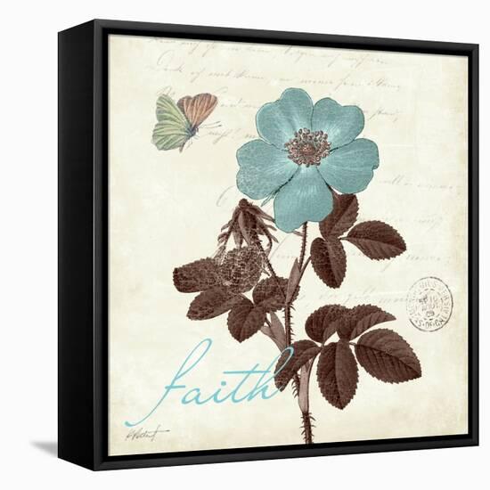Touch of Blue II - Faith-Katie Pertiet-Framed Stretched Canvas