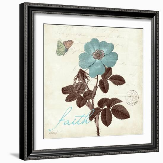 Touch of Blue II - Faith-Katie Pertiet-Framed Art Print