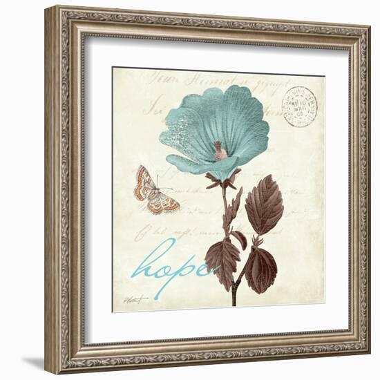 Touch of Blue III - Hope-Katie Pertiet-Framed Art Print