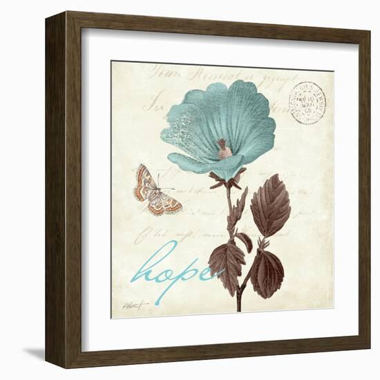 Touch of Blue III - Hope-Katie Pertiet-Framed Art Print