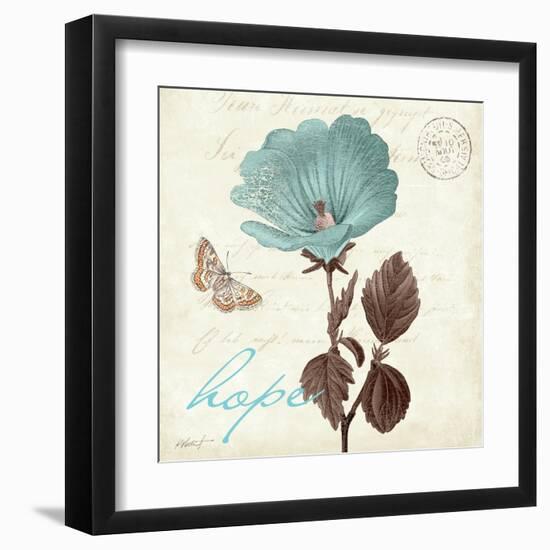 Touch of Blue III - Hope-Katie Pertiet-Framed Art Print