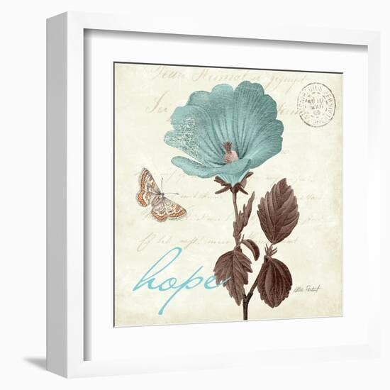 Touch of Blue III-Katie Pertiet-Framed Art Print