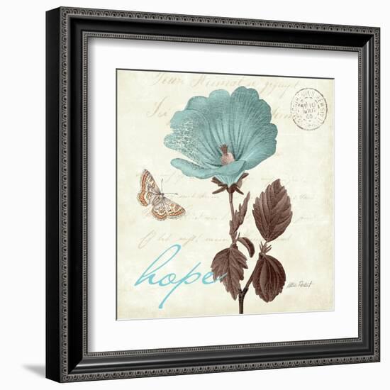 Touch of Blue III-Katie Pertiet-Framed Art Print