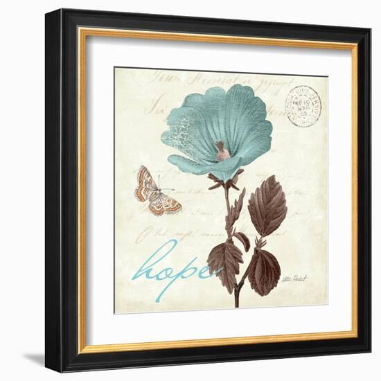 Touch of Blue III-Katie Pertiet-Framed Art Print