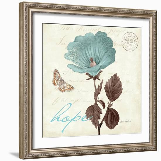 Touch of Blue III-Katie Pertiet-Framed Art Print