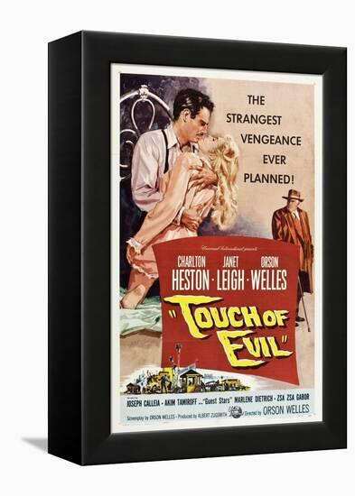 Touch of Evil, Charlton Heston, Janet Leigh, Orson Welles, 1958-null-Framed Stretched Canvas