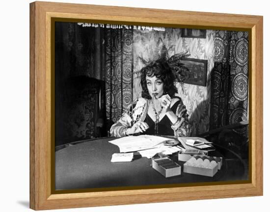 Touch Of Evil, Marlene Dietrich, 1958-null-Framed Stretched Canvas