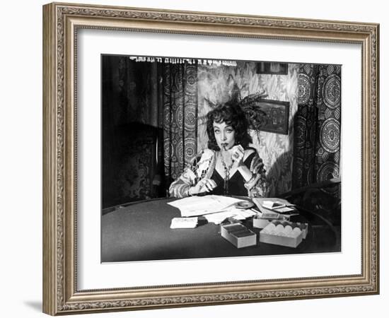 Touch Of Evil, Marlene Dietrich, 1958-null-Framed Photo