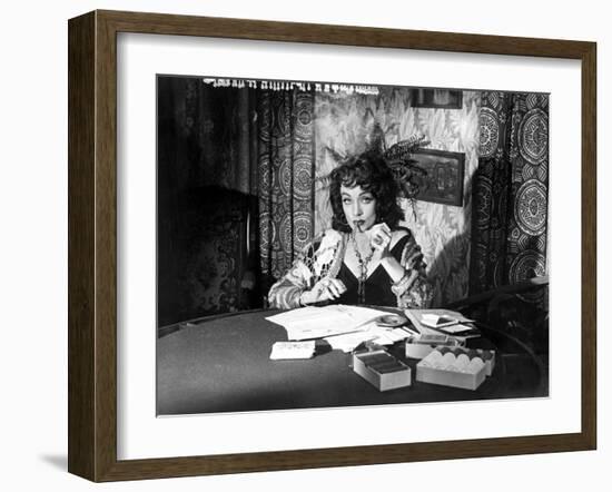 Touch Of Evil, Marlene Dietrich, 1958-null-Framed Photo