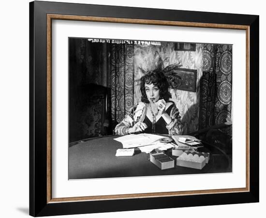 Touch Of Evil, Marlene Dietrich, 1958-null-Framed Photo