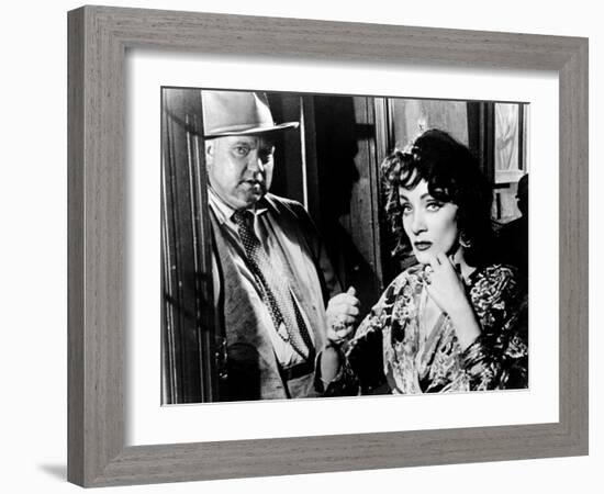 Touch Of Evil, Orson Welles, Marlene Dietrich, 1958-null-Framed Photo