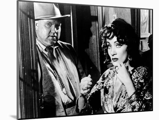 Touch Of Evil, Orson Welles, Marlene Dietrich, 1958-null-Mounted Photo