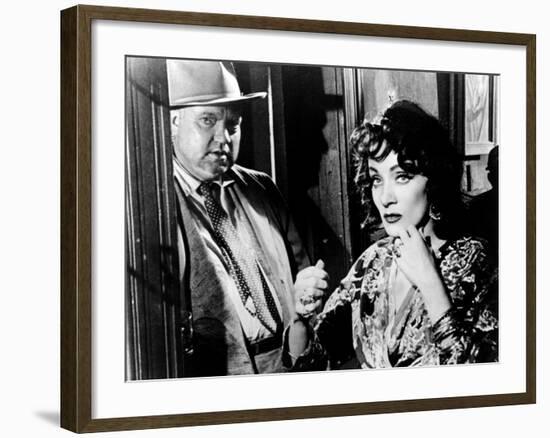 Touch Of Evil, Orson Welles, Marlene Dietrich, 1958-null-Framed Photo