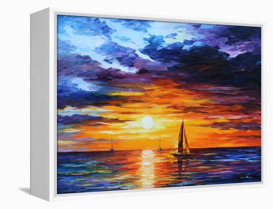 Touch of Horizon-Leonid Afremov-Framed Stretched Canvas