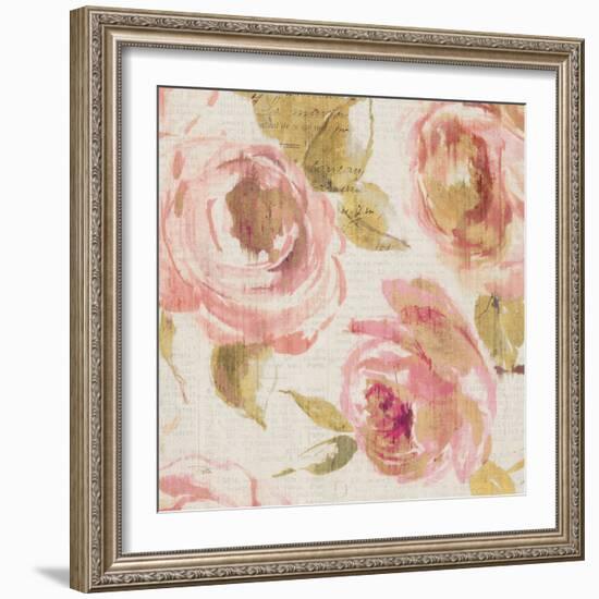 Touch of Rose II-Pela-Framed Art Print