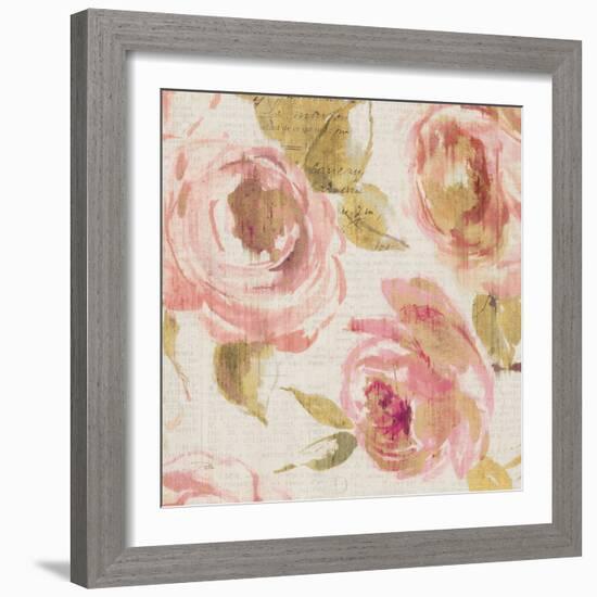 Touch of Rose II-Pela-Framed Art Print