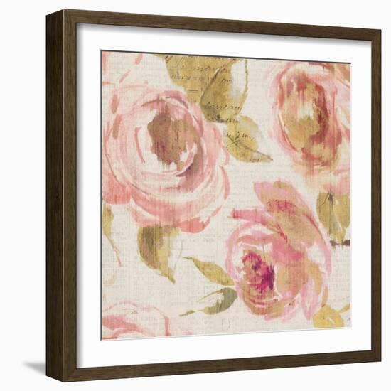 Touch of Rose II-Pela-Framed Art Print