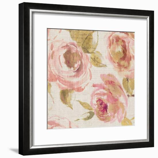 Touch of Rose II-Pela-Framed Art Print