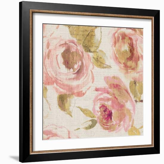 Touch of Rose II-Pela-Framed Art Print