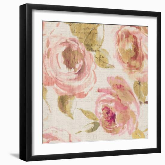 Touch of Rose II-Pela-Framed Art Print