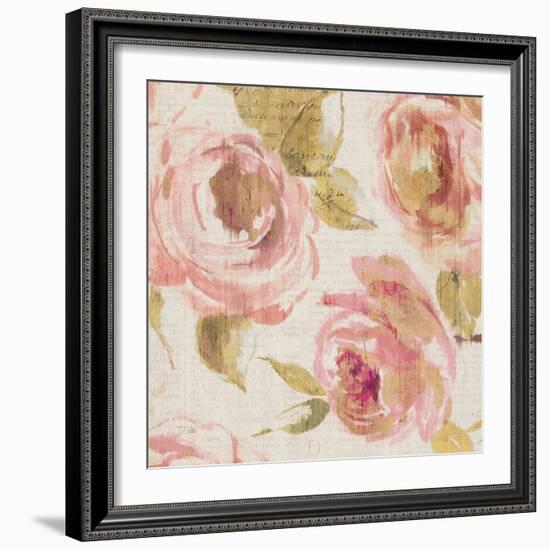 Touch of Rose II-Pela-Framed Art Print