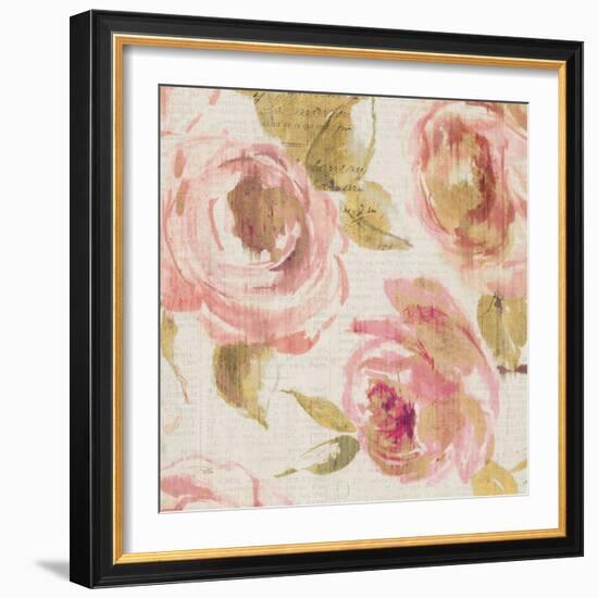 Touch of Rose II-Pela-Framed Art Print