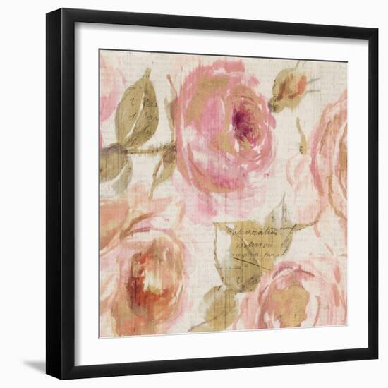 Touch of Rose III-Pela-Framed Art Print