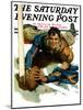"Touchdown," Saturday Evening Post Cover, November 21, 1931-Elbert Mcgran Jackson-Mounted Giclee Print