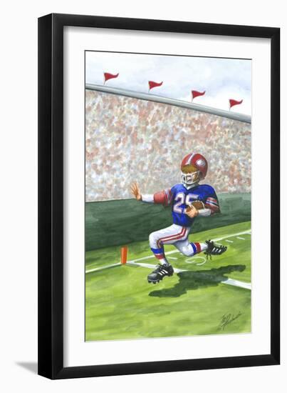 Touchdown-Jay Throckmorton-Framed Art Print