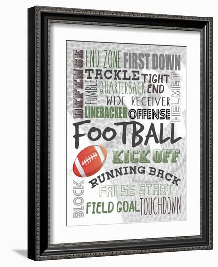 Touchdown-Kimberly Allen-Framed Art Print